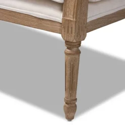 Clemence Upholstered Whitewashed Wood Sofa Loveseat Ivory/Oak - Baxton Studio 14 Clemence Upholstered Whitewashed Wood Sofa Loveseat Ivory/Oak - Baxton Studio -Featured Furniture Stores GUEST 00d89efc 3a10 4868 ab3f 5ddc162dccd3