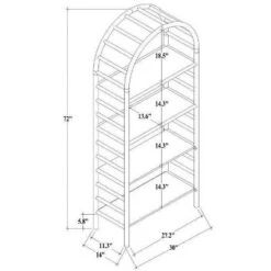 72" Holladay Curved Wooden Bookcase - Threshold™ Designed With Studio McGee 23 72" Holladay Curved Wooden Bookcase - Threshold™ Designed With Studio McGee -Featured Furniture Stores GUEST 02d306c2 b728 424b 85ec e8a3f4144d26