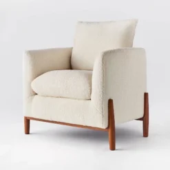 Elroy Faux Shearling Accent Chair With Wood Legs - Threshold™ Designed With Studio McGee 25 Elroy Faux Shearling Accent Chair With Wood Legs - Threshold™ Designed With Studio McGee -Featured Furniture Stores GUEST 04c043ac 4db5 4a26 96a6 5859589608e8