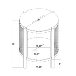 Portola Hills Woven Accent Table - Threshold™ Designed With Studio McGee -Featured Furniture Stores GUEST 0561165f 7bd8 4818 b2e8 f2a443a2b510