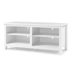 Transitional 4 Cubby Wood Open Storage TV Stand For TVs Up To 65"- Saracina Home 34 Transitional 4 Cubby Wood Open Storage TV Stand For TVs Up To 65"- Saracina Home -Featured Furniture Stores GUEST 09d6532b 6b78 4d5b b243 91ca1fb63961