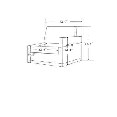 Woodland Hills Modular Sectional Corner Light Gray - Threshold™ Designed With Studio McGee 11 Woodland Hills Modular Sectional Corner Light Gray - Threshold™ Designed With Studio McGee - Image 10