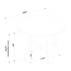 42" Linden Round Wood Dining Table - Threshold™ Designed With Studio McGee 13 42" Linden Round Wood Dining Table - Threshold™ Designed With Studio McGee -Featured Furniture Stores GUEST 0c000735 3d37 445d 864f 66166a58d562