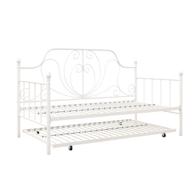 Twin Leila Metal Daybed And Trundle White - Room & Joy 5 Twin Leila Metal Daybed And Trundle White - Room & Joy - Image 3