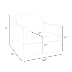 Vivian Park Upholstered Swivel Chair Cream - Threshold™ Designed With Studio McGee 13 Vivian Park Upholstered Swivel Chair Cream - Threshold™ Designed With Studio McGee -Featured Furniture Stores GUEST 0f6cc5a6 f1ac 4b5a a69b 5faae524745a