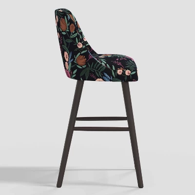 Geller Modern Counter Height Barstool In Botanical Grant Floral Ink - Threshold™ 4 Geller Modern Counter Height Barstool In Botanical Grant Floral Ink - Threshold™ - Image 2