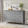 Stiva Classic Mid-Century Modern Horizontal 6 Drawer Dresser - Saracina Home 2 Stiva Classic Mid-Century Modern Horizontal 6 Drawer Dresser - Saracina Home -Featured Furniture Stores GUEST 1552172c 8955 45f1 8875 f64c868752ab