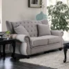 Irving Tufted Loveseat Light Gray - HOMES: Inside + Out 1 Irving Tufted Loveseat Light Gray - HOMES: Inside + Out -Featured Furniture Stores GUEST 16b9a7e2 9890 460b b8c4 f8619b9c409a