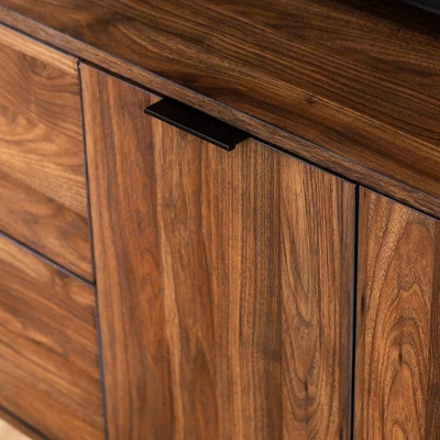 Rockwell Modern Storage TV Stand For TVs Up To 43" Brown - Saracina Home 7 Rockwell Modern Storage TV Stand For TVs Up To 43" Brown - Saracina Home - Image 5