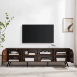 Mid-Century Modern Wide Storage TV Stand For TVs Up To 80" - Saracina Home 16 Mid-Century Modern Wide Storage TV Stand For TVs Up To 80" - Saracina Home -Featured Furniture Stores GUEST 1c027cdb eb1c 4b90 af86 77fb50b19b2c