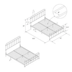 Waldorf Metal Bed - Room & Joy 21 Waldorf Metal Bed - Room & Joy -Featured Furniture Stores GUEST 1d6d3952 641b 4796 9aef f458cb803853