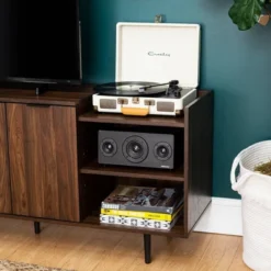 Rockwell Modern Storage TV Stand For TVs Up To 43" Brown - Saracina Home 19 Rockwell Modern Storage TV Stand For TVs Up To 43" Brown - Saracina Home -Featured Furniture Stores GUEST 1ec14ba5 44fc 47a9 b688 d123f57c5c73