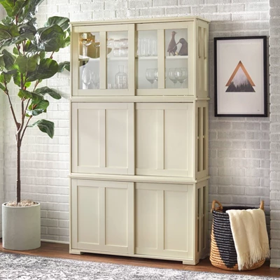 Pacific Stackable Cabinet With Sliding Doors - Buylateral 6 Pacific Stackable Cabinet With Sliding Doors - Buylateral - Image 4