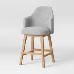 Kinston Swivel Curved Back Upholstered Counter Height Barstool - Threshold™ 22 Kinston Swivel Curved Back Upholstered Counter Height Barstool - Threshold™ -Featured Furniture Stores GUEST 21c72071 ebaa 438c 81be 7c905eeb81f1