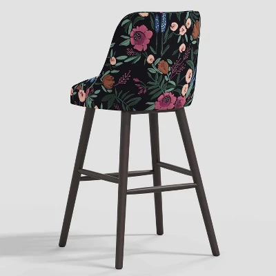 Geller Modern Counter Height Barstool In Botanical Grant Floral Ink - Threshold™ 5 Geller Modern Counter Height Barstool In Botanical Grant Floral Ink - Threshold™ - Image 3