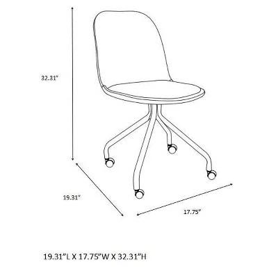 Rolling Kids' Desk Chair - Pillowfort™ 11 Rolling Kids' Desk Chair - Pillowfort™ - Image 9