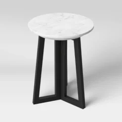Altavista Round Marble End Table White - Threshold™ -Featured Furniture Stores GUEST 2758c8eb 8d8e 4972 8d46 eafeb11b9283