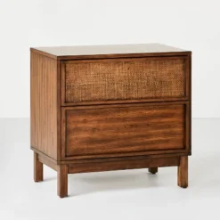 Wood & Cane Transitional Nightstand - Hearth & Hand™ With Magnolia 21 Wood & Cane Transitional Nightstand - Hearth & Hand™ With Magnolia -Featured Furniture Stores GUEST 27e1b45f d228 494b a9ec 75b5bcedc7f2