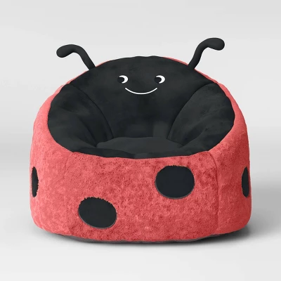 Ladybug Kids' Bean Bag Chair - Pillowfort™ 4 Ladybug Kids' Bean Bag Chair - Pillowfort™ - Image 2