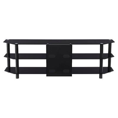 Travers Open Shelves TV Stand For TVs Up To 82" Black - CorLiving 10 Travers Open Shelves TV Stand For TVs Up To 82" Black - CorLiving - Image 8