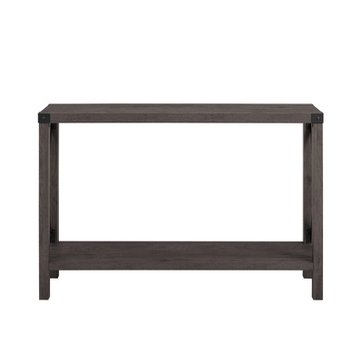Sophie Rustic Industrial X Frame Entry Table - Saracina Home 16 Sophie Rustic Industrial X Frame Entry Table - Saracina Home - Image 14