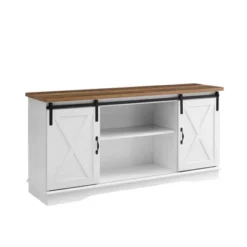 Modern Transitional Sliding Barndoor TV Stand For TVs Up To 65"- Saracina Home -Featured Furniture Stores GUEST 2f913d69 9569 41d2 aad7 830c710cc2a8
