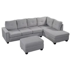 108" Reversible L-Shape Sectional Sofa Couch With Storage Ottoman-ModernLuxe -Featured Furniture Stores GUEST 3035f666 1fcd 484c 8f89 77d780d2d56c