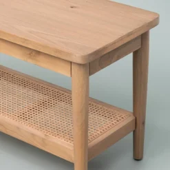 Wood & Cane Bench Natural - Hearth & Hand™ With Magnolia 9 Wood & Cane Bench Natural - Hearth & Hand™ With Magnolia -Featured Furniture Stores GUEST 3148ecc4 67d2 4687 b753 97399c771307