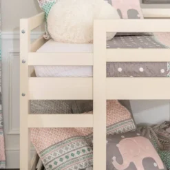 Twin Over Twin Indy Solid Wood Low Bunk Bed - Saracina Home 15 Twin Over Twin Indy Solid Wood Low Bunk Bed - Saracina Home -Featured Furniture Stores GUEST 32ed9e38 4f0a 4624 8239 bbf00adabaf2