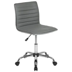 Emma And Oliver Low Back Designer Armless Ribbed Swivel Task Office Chair 33 Emma And Oliver Low Back Designer Armless Ribbed Swivel Task Office Chair -Featured Furniture Stores GUEST 34b755b6 b6f9 4005 adb2 3a20d34ebc77