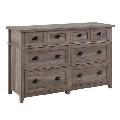 Fontella Transitional 6 Drawer Dresser - Saracina Home 9 Fontella Transitional 6 Drawer Dresser - Saracina Home - Image 7