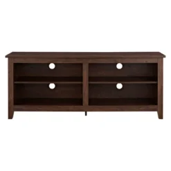 Transitional 4 Cubby Wood Open Storage TV Stand For TVs Up To 65"- Saracina Home 33 Transitional 4 Cubby Wood Open Storage TV Stand For TVs Up To 65"- Saracina Home -Featured Furniture Stores GUEST 35ddccd8 7420 4781 824a 55a3b4dec1bf