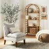 72" Holladay Curved Wooden Bookcase - Threshold™ Designed With Studio McGee 2 72" Holladay Curved Wooden Bookcase - Threshold™ Designed With Studio McGee -Featured Furniture Stores GUEST 36cf8426 d595 4723 a170 a967bfc097f3
