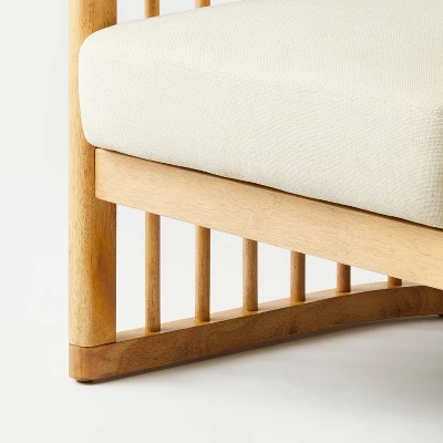 Richfield Barrel Spindle Back Accent Chair Cream/Natural - Threshold™ Designed With Studio McGee 6 Richfield Barrel Spindle Back Accent Chair Cream/Natural - Threshold™ Designed With Studio McGee - Image 4