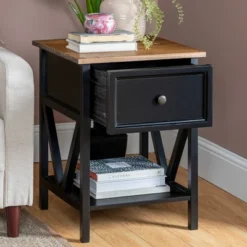 Set Of 2 Farmhouse Single Drawer V Frame Nightstands - Saracina Home 19 Set Of 2 Farmhouse Single Drawer V Frame Nightstands - Saracina Home -Featured Furniture Stores GUEST 37e94c5e 823d 4fff b6b8 c64e0f45834b