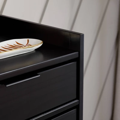 Mid-Century Modern Solid Wood 6 Drawer Vertical Dresser - Saracina Home 17 Mid-Century Modern Solid Wood 6 Drawer Vertical Dresser - Saracina Home - Image 15