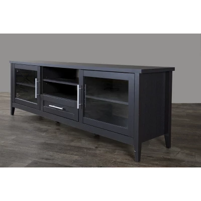 Espresso Finished 1 Drawer TV Stand For TVs Up To 70" Dark Brown - Baxton Studio 4 Espresso Finished 1 Drawer TV Stand For TVs Up To 70" Dark Brown - Baxton Studio - Image 2