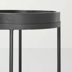 Wood & Metal Accent Side Table - Black - Hearth & Hand™ With Magnolia 15 Wood & Metal Accent Side Table - Black - Hearth & Hand™ With Magnolia -Featured Furniture Stores GUEST 398b9ac5 fc9a 467a 9b32 9468b6a80411