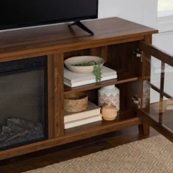 Tasi Transitional Farmhouse Glass Window Pane Door With Electric Fireplace TV Stand For TVs Up To 80" - Saracina Home 23 Tasi Transitional Farmhouse Glass Window Pane Door With Electric Fireplace TV Stand For TVs Up To 80" - Saracina Home -Featured Furniture Stores GUEST 3996fb8e b862 40de b082 15ae3d8376e2