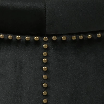 Tiernan Glam Velvet Tufted Ottoman - Christopher Knight Home 6 Tiernan Glam Velvet Tufted Ottoman - Christopher Knight Home - Image 4