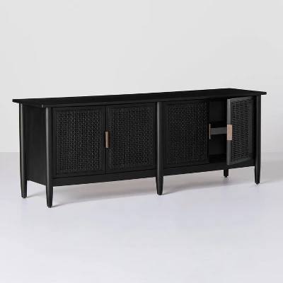 Wood & Cane Media Console - Hearth & Hand™ With Magnolia 5 Wood & Cane Media Console - Hearth & Hand™ With Magnolia - Image 3