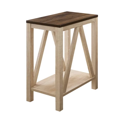 Taylen A Frame Farmhouse Open Storage Side Table - Saracina Home 9 Taylen A Frame Farmhouse Open Storage Side Table - Saracina Home - Image 7