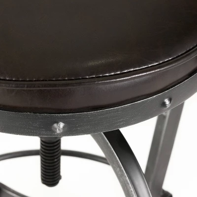 27.5" Gunner Swivel Barstool - Christopher Knight Home 4 27.5" Gunner Swivel Barstool - Christopher Knight Home - Image 2