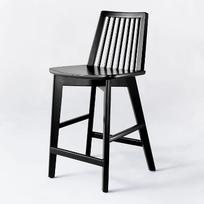 Linden Modified Windsor Wood Counter Height Barstool - Threshold™ Designed With Studio McGee 9 Linden Modified Windsor Wood Counter Height Barstool - Threshold™ Designed With Studio McGee - Image 7