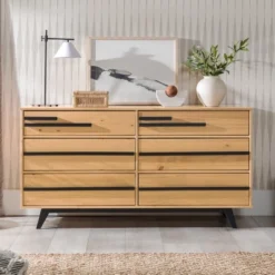 Modern 6 Drawer Double Dresser With Long Handles - Saracina Home 23 Modern 6 Drawer Double Dresser With Long Handles - Saracina Home -Featured Furniture Stores GUEST 40ea124f 3b51 440a 98f7 60e8d19eb992