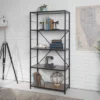 63" 4 Shelf Industrial Transitional Tall Bookshelf - Saracina Home 1 63" 4 Shelf Industrial Transitional Tall Bookshelf - Saracina Home -Featured Furniture Stores GUEST 42e64f0b 65ee 4392 87ff 7f720fd98ee0