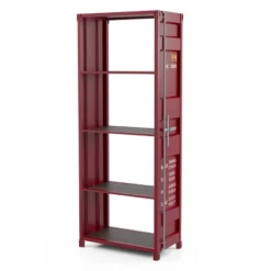 64.38" Kowski 5 Layer Bookcase - MiBasics -Featured Furniture Stores GUEST 437b9ca7 514b 4c17 85c3 720d0a6ed4bc
