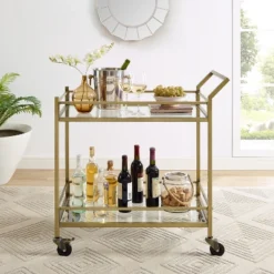 Aimee Bar Cart - Crosley 13 Aimee Bar Cart - Crosley -Featured Furniture Stores GUEST 441e9ff8 e5d7 441c 9940 5a836aee386a