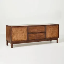 Wood & Cane Transitional Media Console - Hearth & Hand™ With Magnolia 19 Wood & Cane Transitional Media Console - Hearth & Hand™ With Magnolia -Featured Furniture Stores GUEST 47d6512c 9c87 4cf2 85dc dc4e4150645a