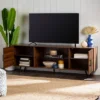 2 Door Mid-Century Modern Wood Storage TV Stand For TVs Up To 80" - Saracina Home 2 2 Door Mid-Century Modern Wood Storage TV Stand For TVs Up To 80" - Saracina Home -Featured Furniture Stores GUEST 483698e6 5ac0 4765 b2c6 06165d910486